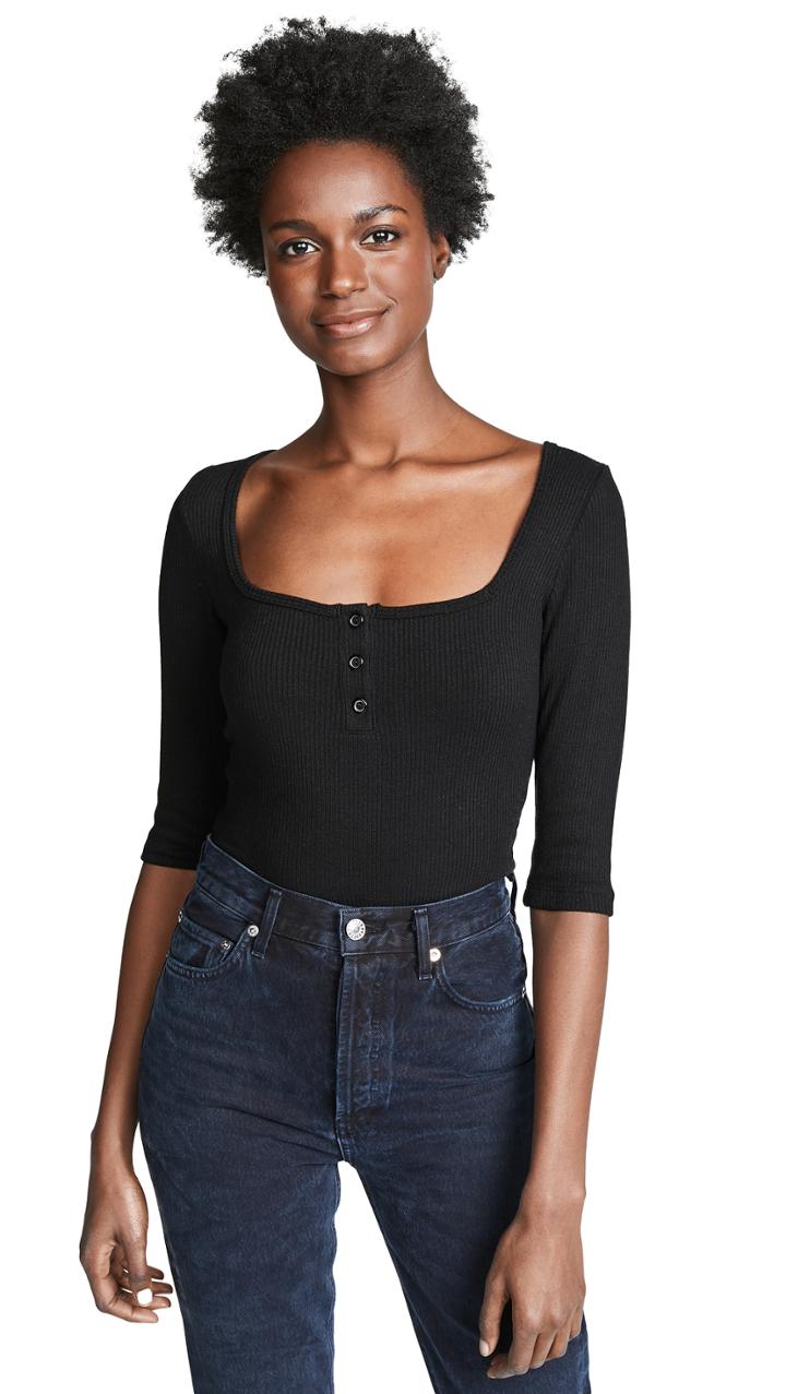 Lna Henley Bodysuit