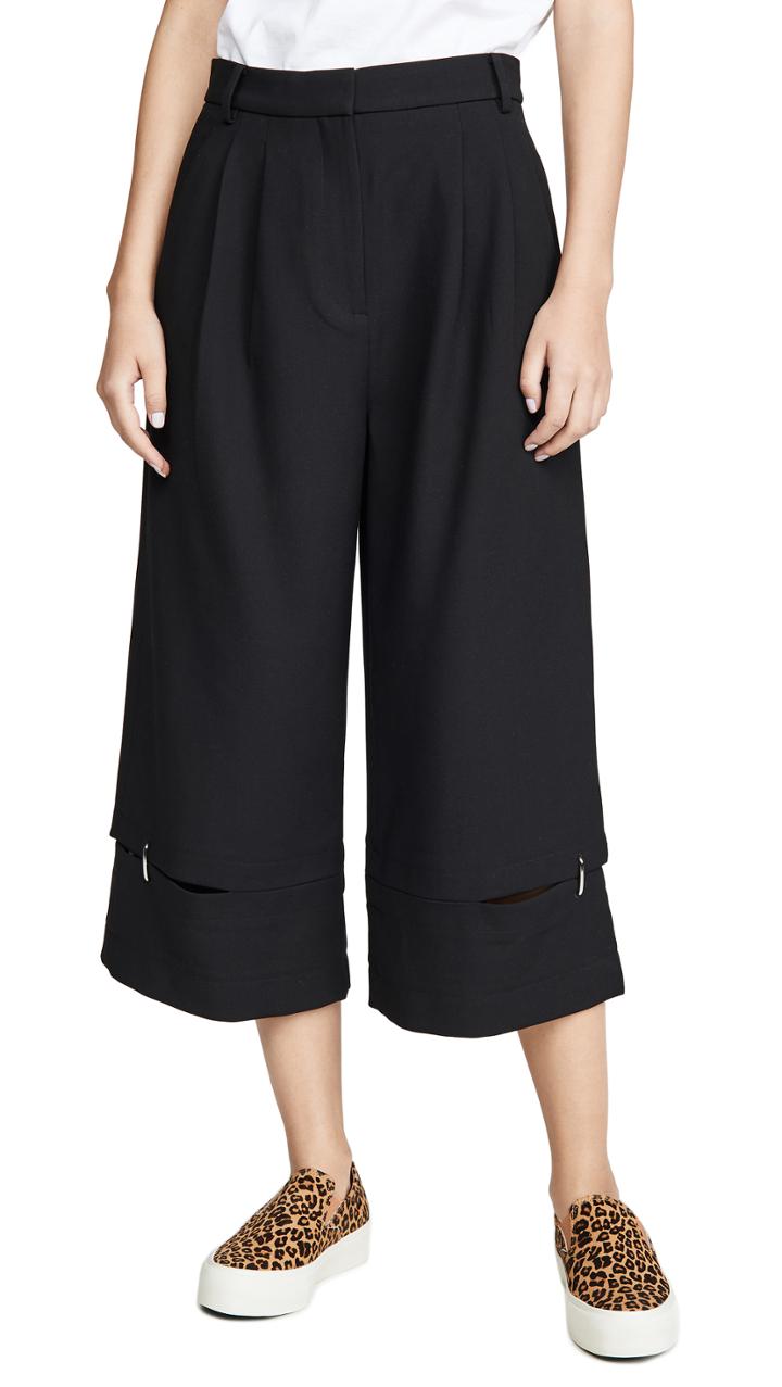 Tibi Culottes With Detached Hem Panel
