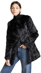 H Brand Alyssa Rabbit Fur Coat