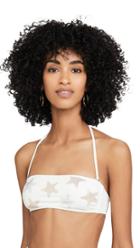 Stella Mccartney Studded Stars Bandeau Bikini Top