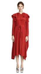 A W A K E Inside Out Trench Coat Dress