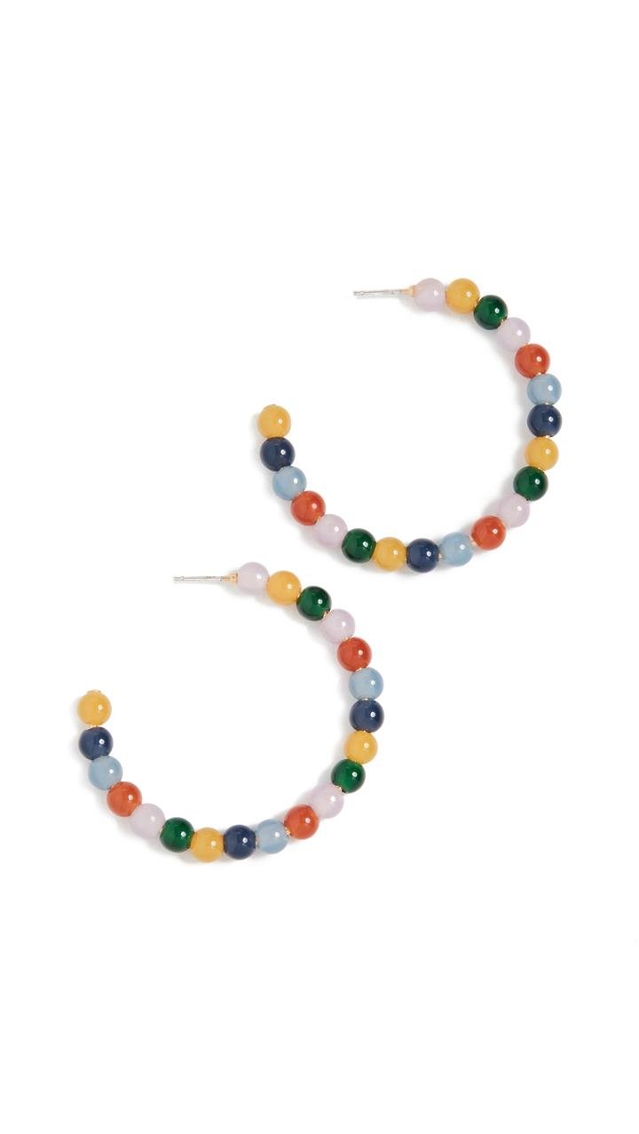 Madewell Acrylic Ball Hoops