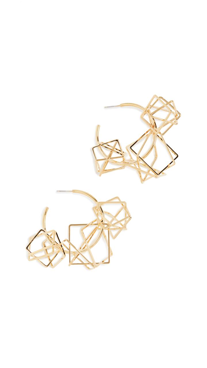 Diana Broussard Multi Spacial Loop Hoops