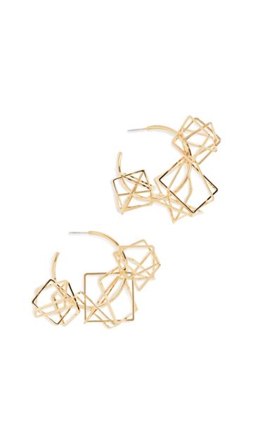 Diana Broussard Multi Spacial Loop Hoops