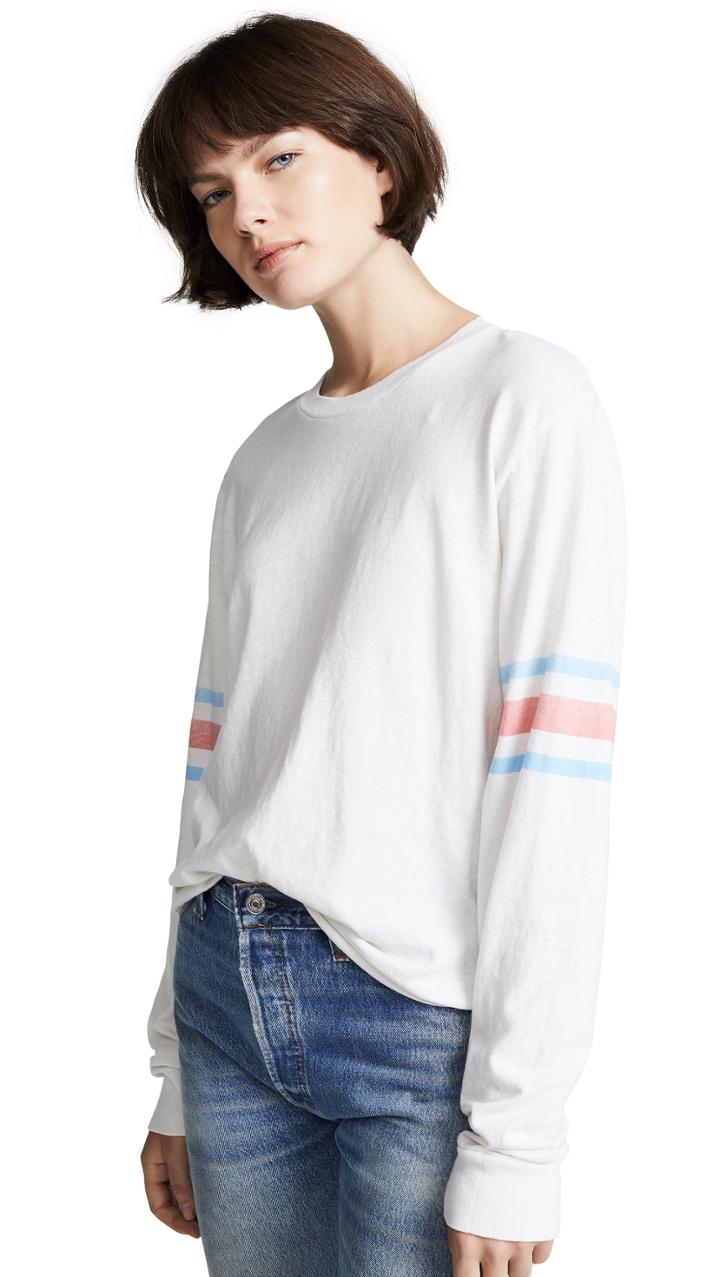 Re Done Re Done Logo Long Sleeve Tee