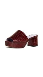 Ganni Plateau Slide Sandals