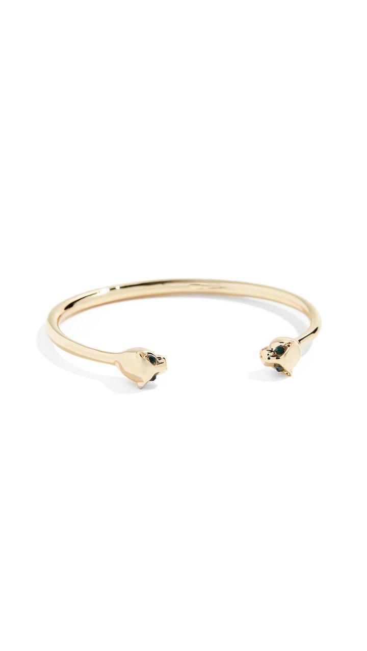 Shashi Panther Cuff Bracelet