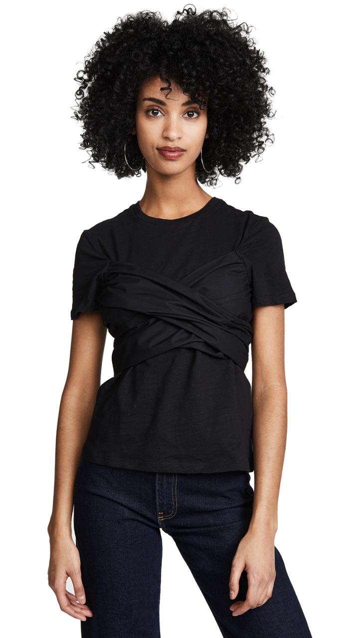 English Factory Contrast Bandeau Tee