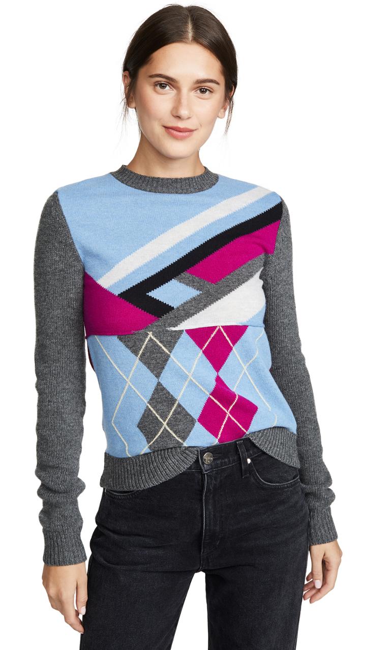 Marni Wool Long Sleeve Crew Neck Sweater