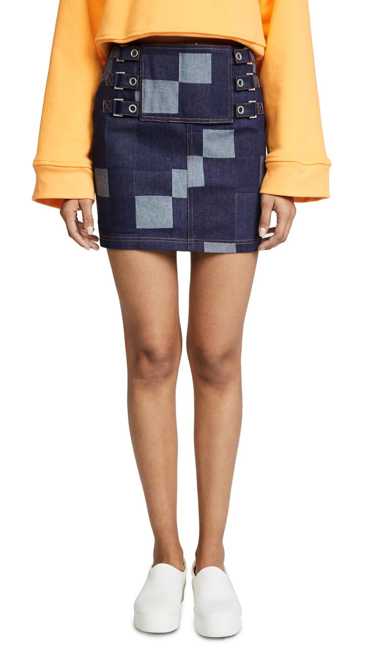 Opening Ceremony Denim Tab Skirt