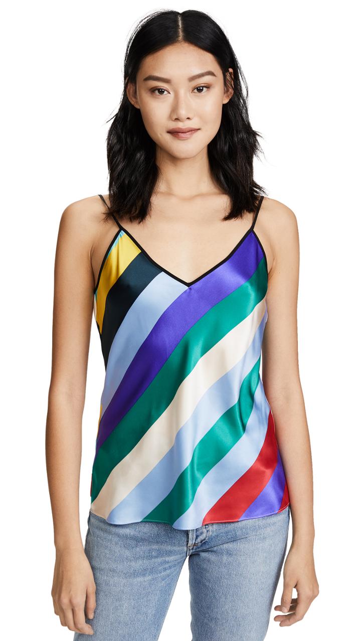 Diane Von Furstenberg Striped Cami