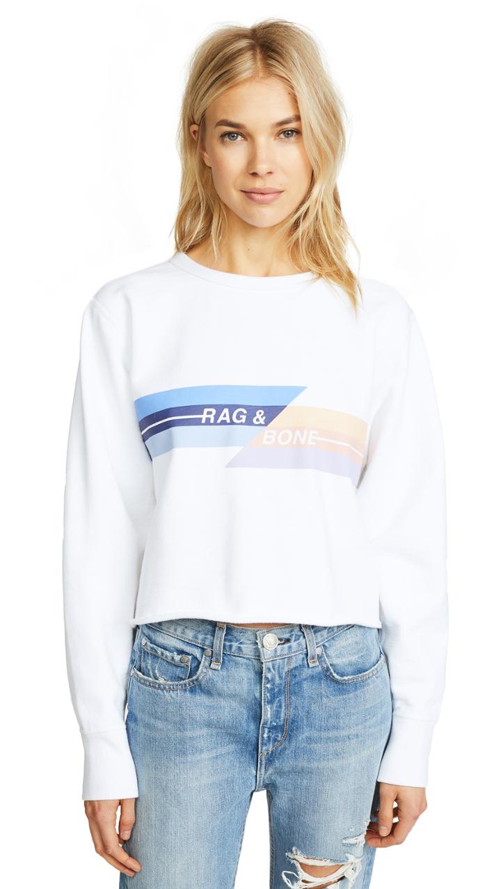 Rag Bone Jean Glitch Sweatshirt