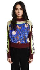 Diane Von Furstenberg Knit Cropped Pullover