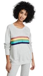 Sundry Rainbow Raglan Pullover