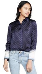 Tory Burch Shibori Dip Dye Shirt