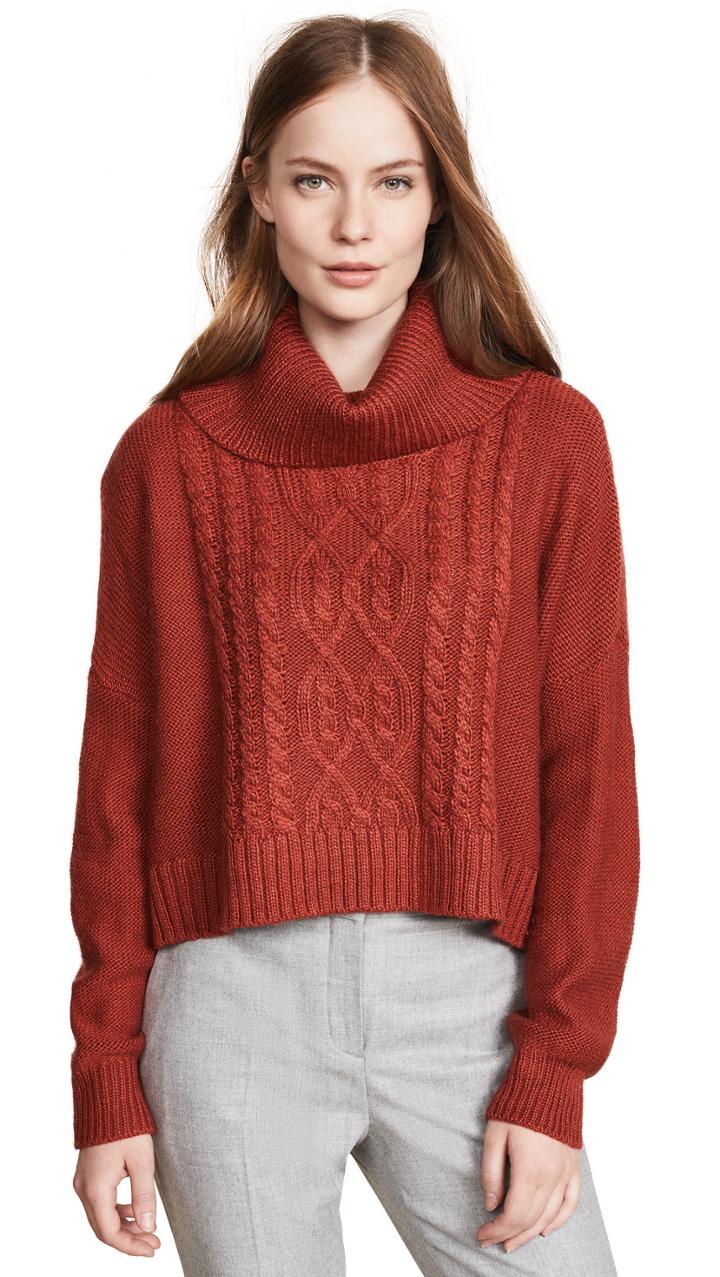 Bb Dakota Jack By Bb Dakota Say Anything Cable Knit Sweater