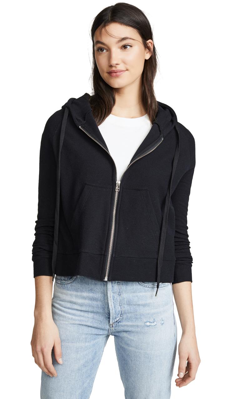 Enza Costa Cotton Cashmere Hoodie