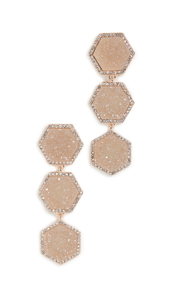 Baublebar Cuvier Druzy Drop Earrings