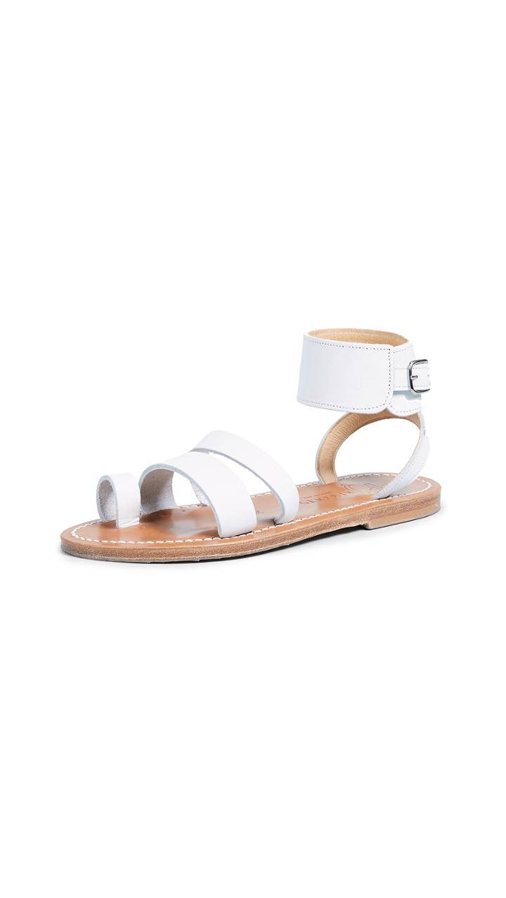 K Jacques Ares Toe Ring Slides