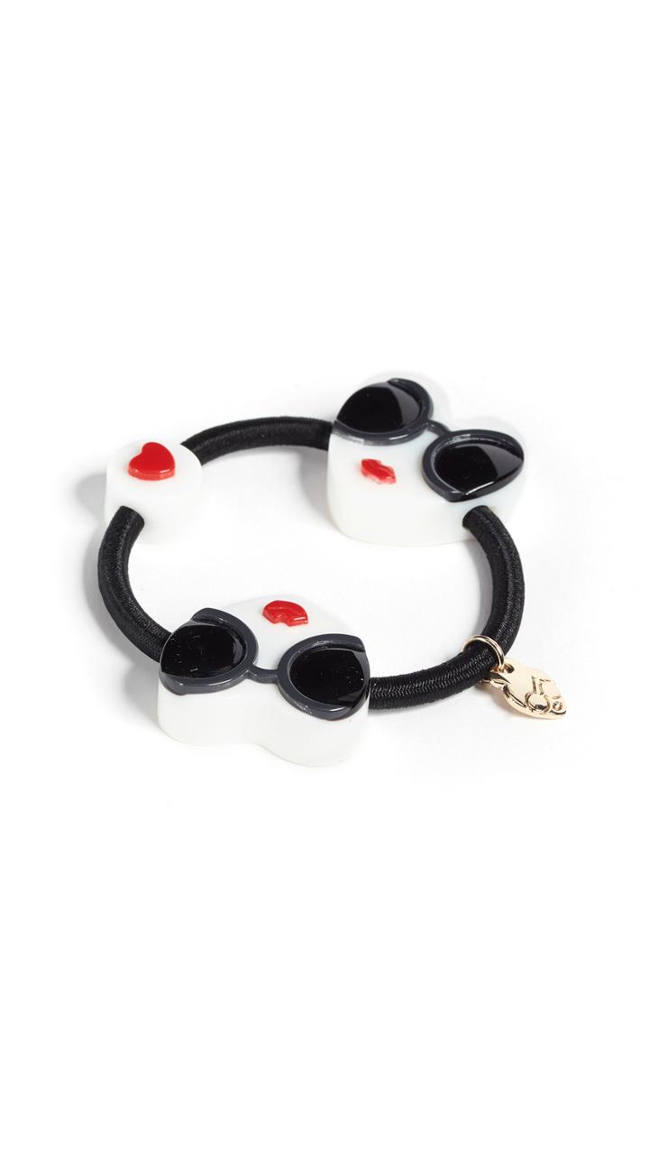 Alice Olivia Stace Face Heart Hair Tie