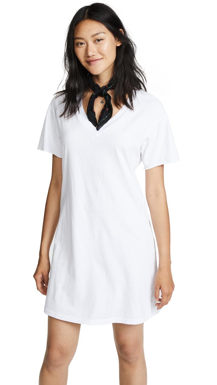 Stateside V Neck Tee Dress