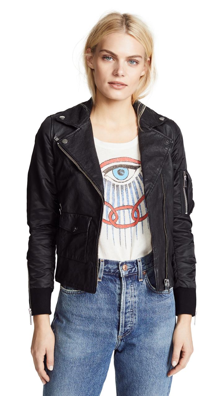 Doma Moto Bomber Combo Jacket