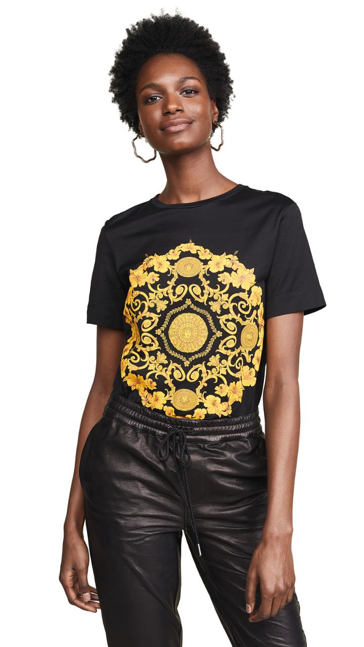 Versace Printed T Shirt
