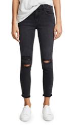 J Brand Photo Ready Cropped Mid Rise Skinny Jeans