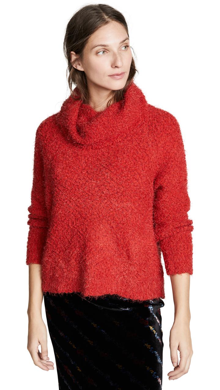 Cupcakes And Cashmere Grover Cowl Neck Sweater