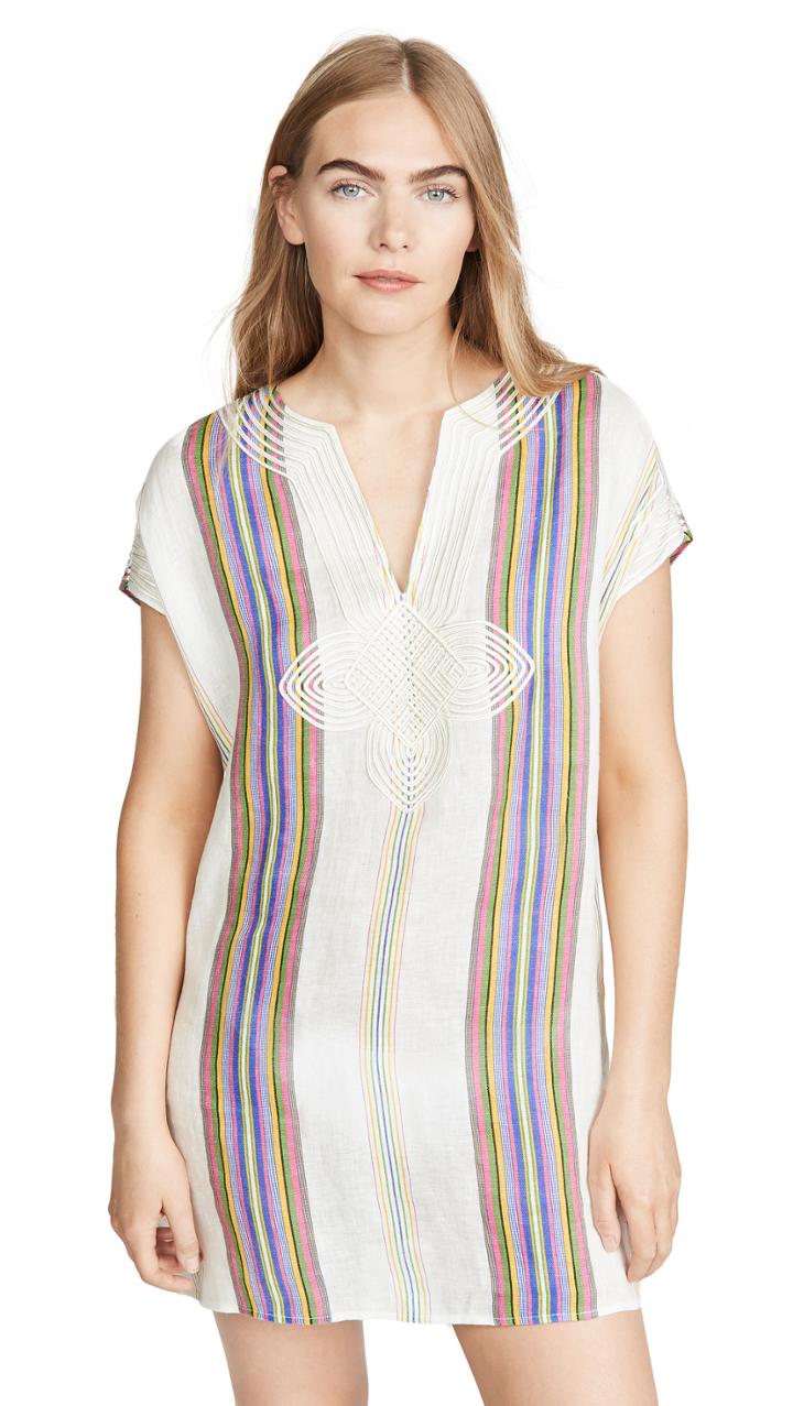 Tory Burch Striped Short Tunic