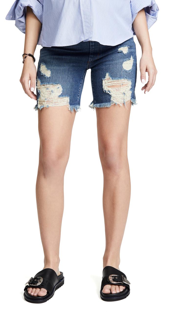 James Jeans Cindy Maternity Denim Shorts