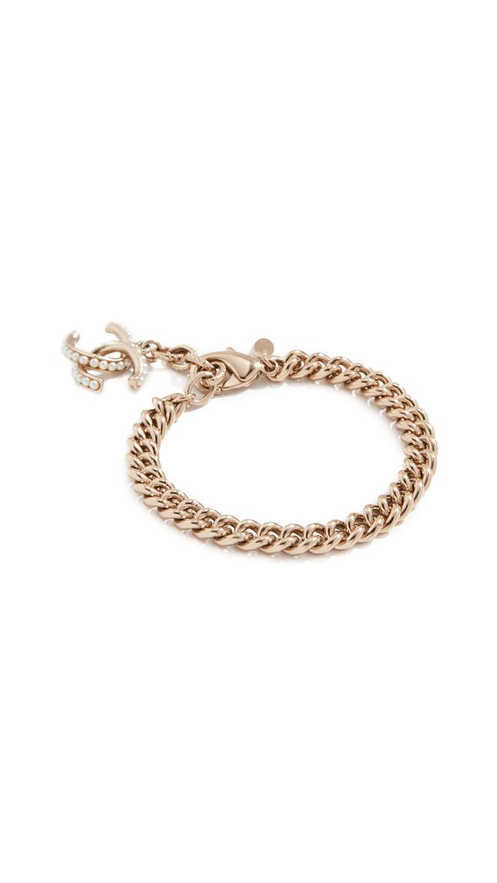 What Goes Around Comes Around Chanel Cc Bracelet