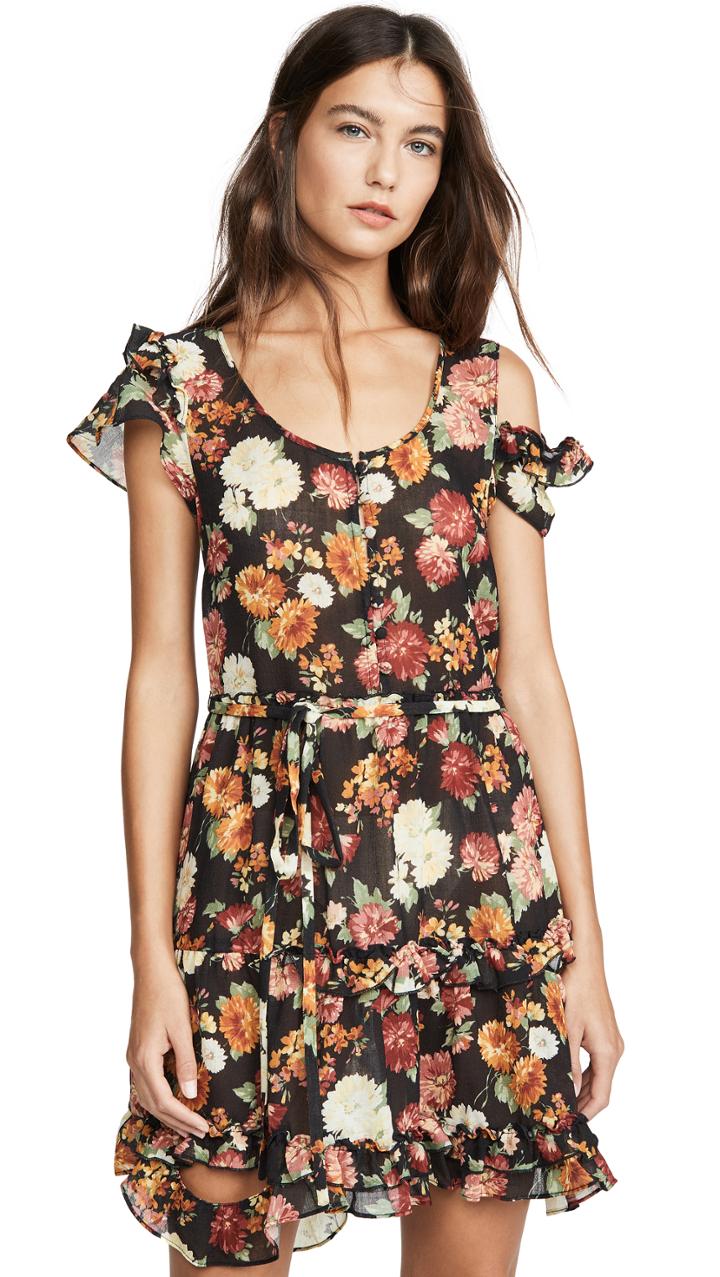 R13 Deconstructed Babydoll Dress