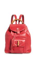 What Goes Around Comes Around Gucci Red Leather Backpack