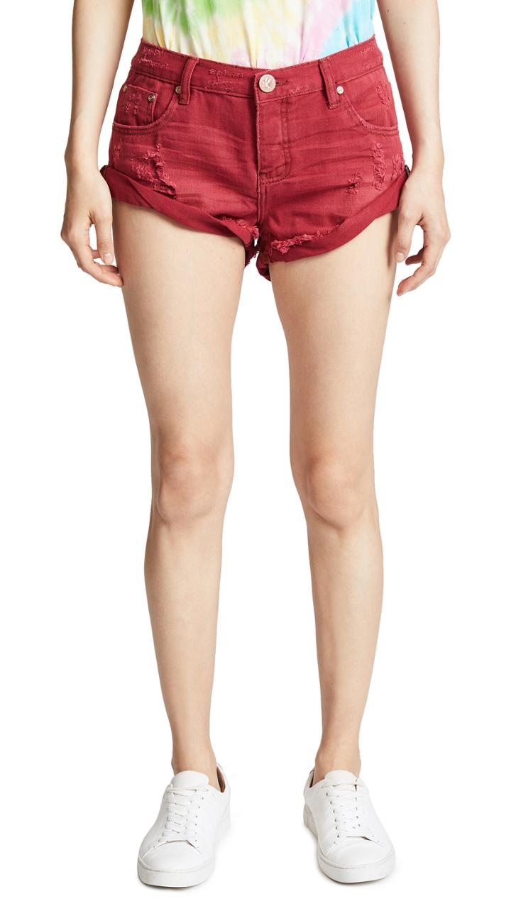One Teaspoon Bandit Denim Shorts