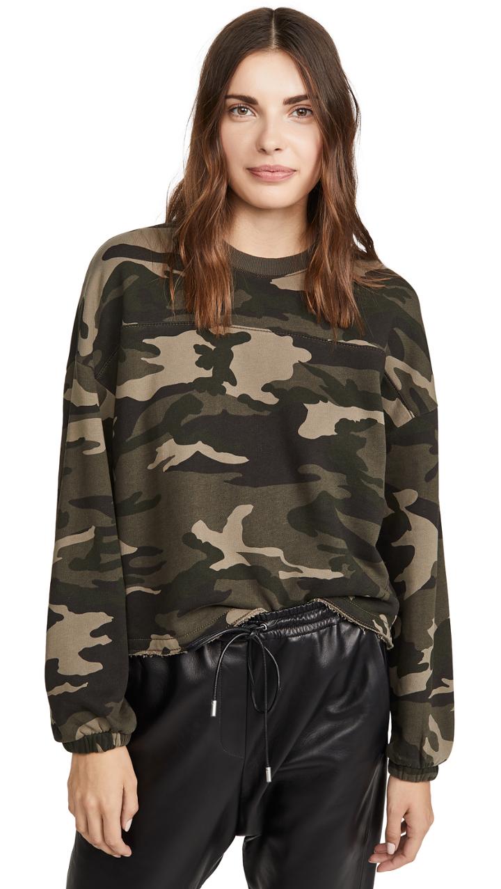 Atm Anthony Thomas Melillo French Terry Camo Sweatshirt
