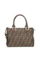 What Goes Around Comes Around Fendi Gold Zucca Boston Mini Bag