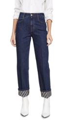 Stella Mccartney Denim Eco Dark Org Logo Print Jeans