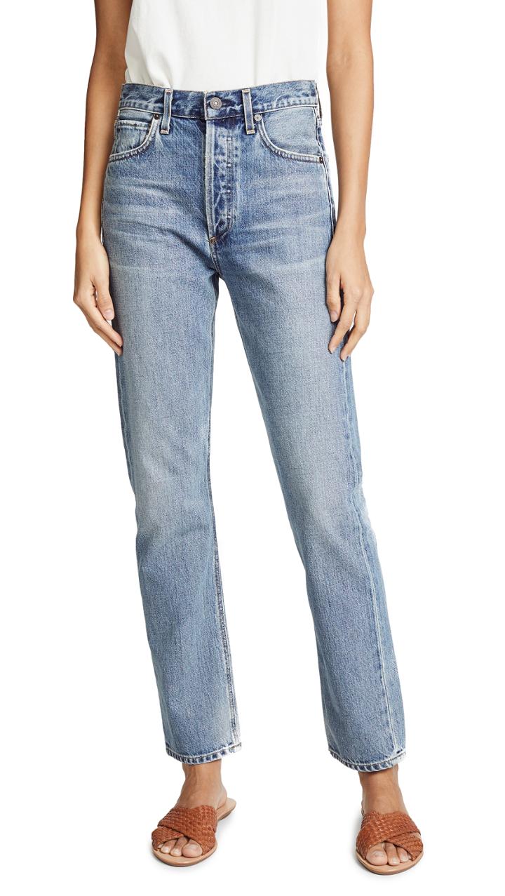 Citizens Of Humanity Charlotte High Rise Straight Jeans