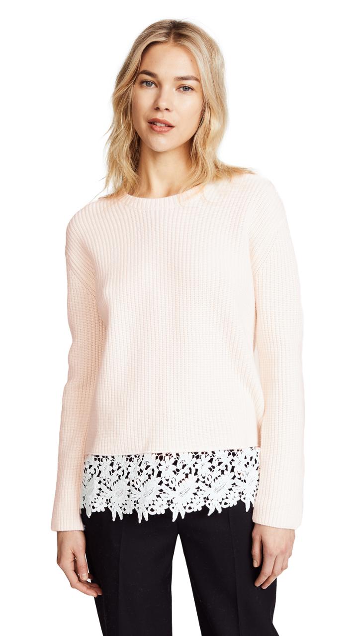 Generation Love Whitney Lace Sweater