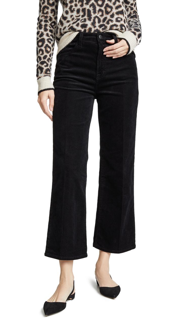 J Brand Joan High Rise Crop Corduroy Pants