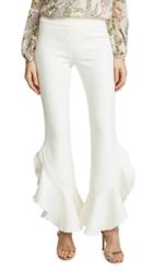 Giambattista Valli Ruffle Flare Pants