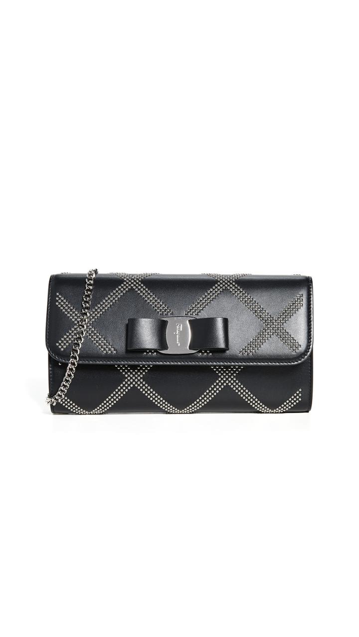 Salvatore Ferragamo Vara Rainbow Mini Studs Mini Bag