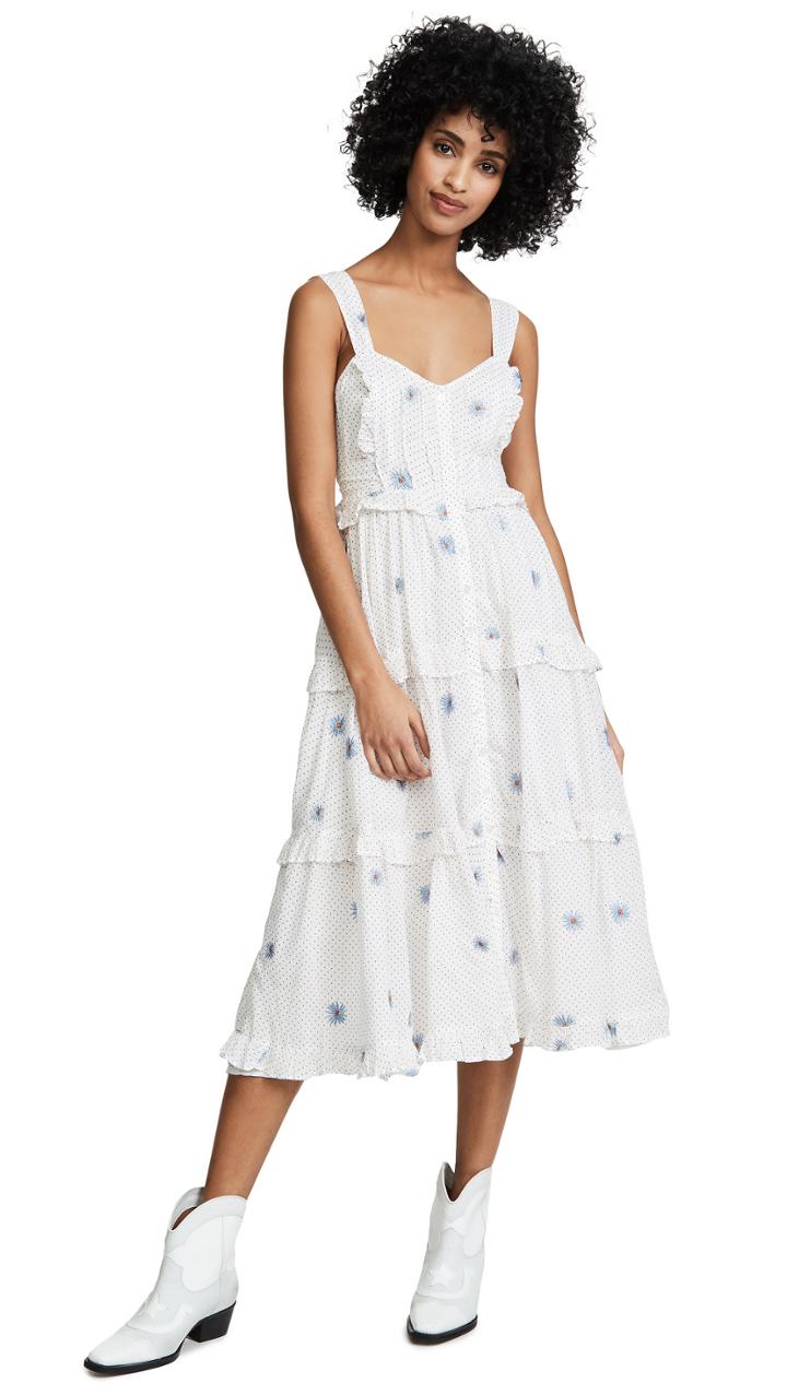 Free People Daisy Chain Midi Dress