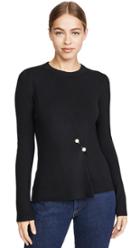 3 1 Phillip Lim Ribbed Pullover With Imitation Pearl Pin