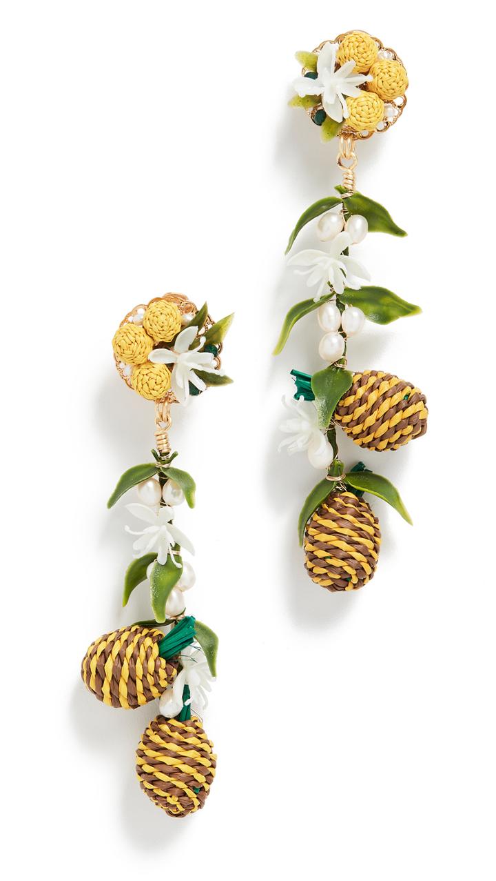 Mercedes Salazar Tropics Cultured Pearl Earrings