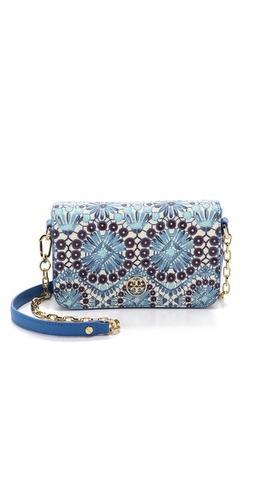Tory Burch Robinson Printed Adjustable Chain Mini Bag