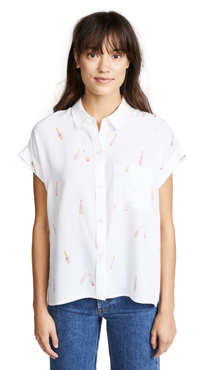 Rails Silk Whitney Button Down Shirt