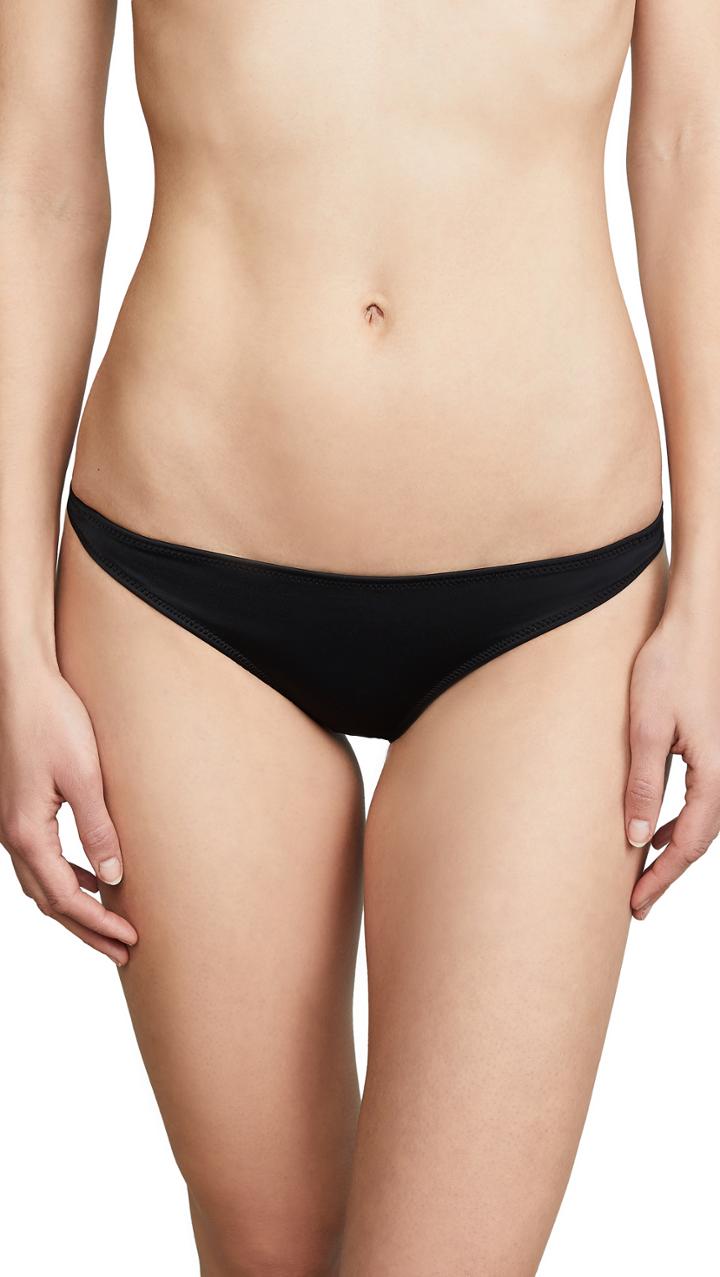 Solid Striped Eva Bikini Bottoms