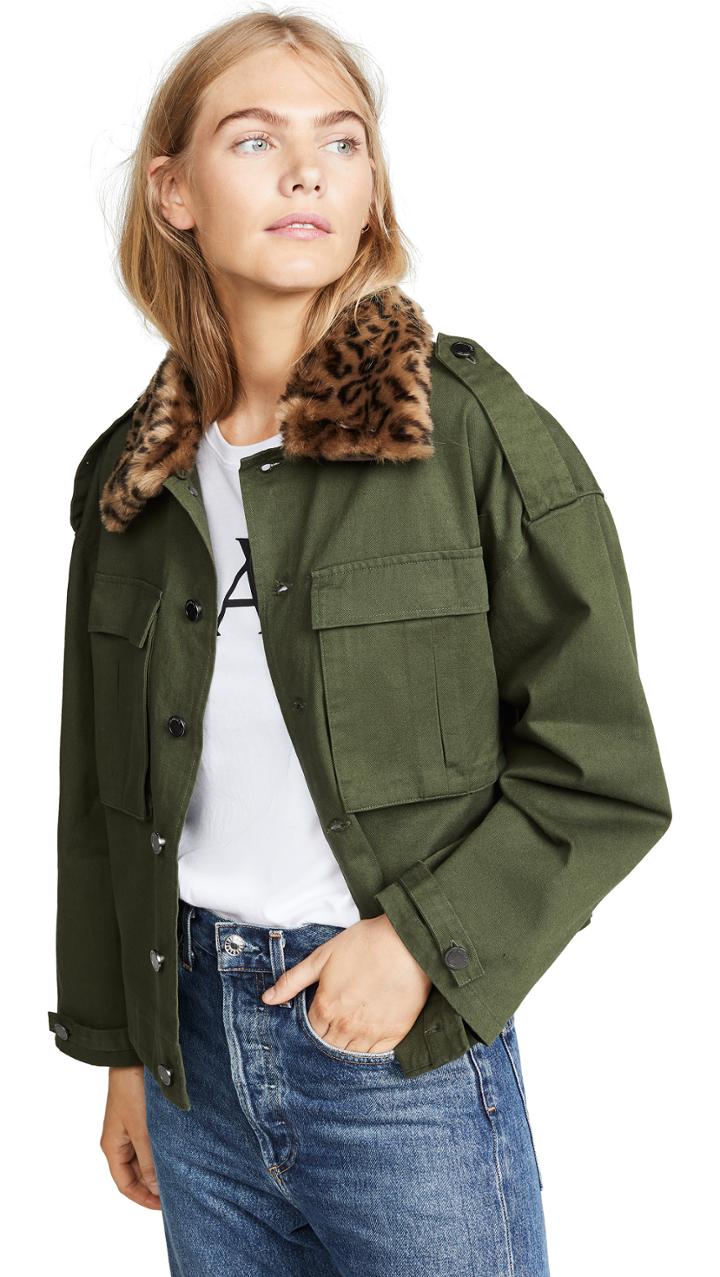 Blank Denim Utility Jacket